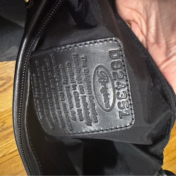 Brighton Elegant Black Patterned Handbag - Picture 3 of 6